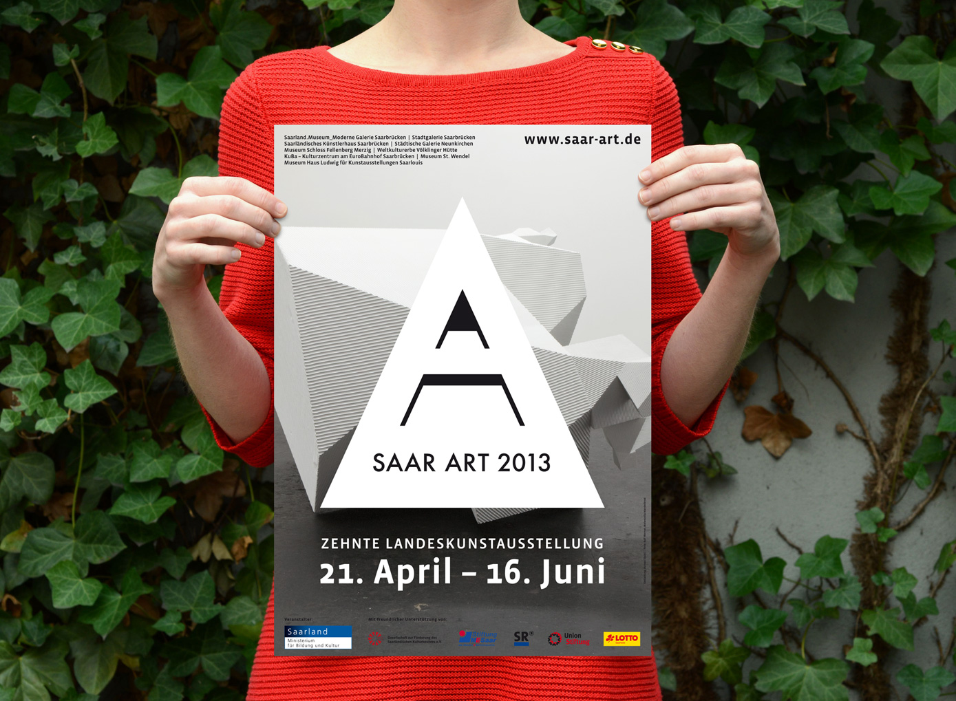 SaarArt 2013 Erscheinungsbild Landeskunstausstellung