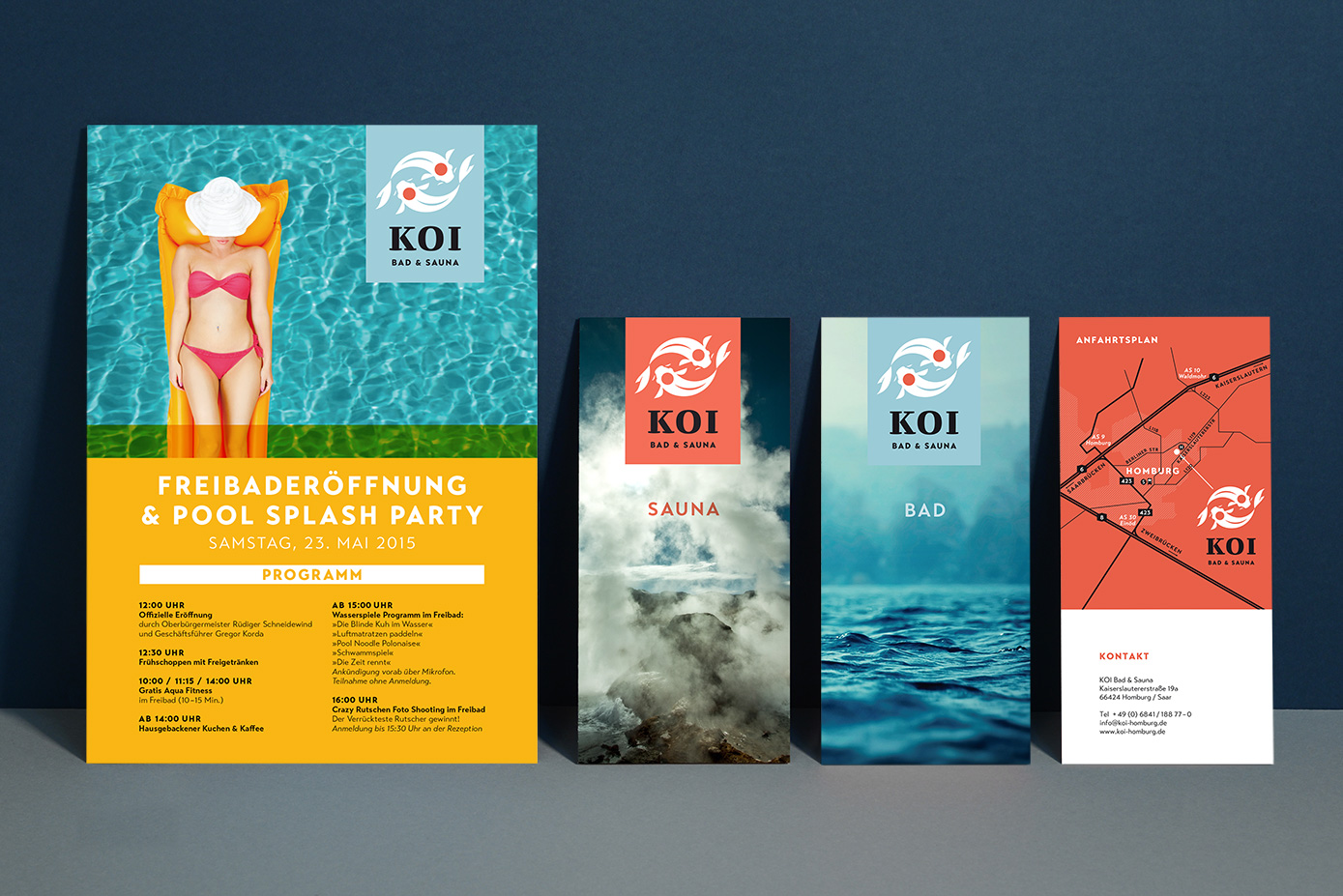 KOI Bad & Sauna Corporate Identity